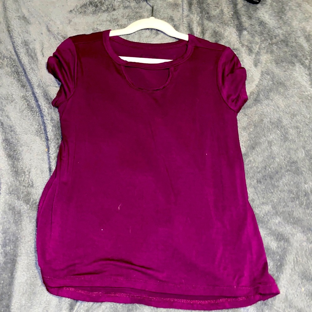 Art class soft maroon kids tshirt